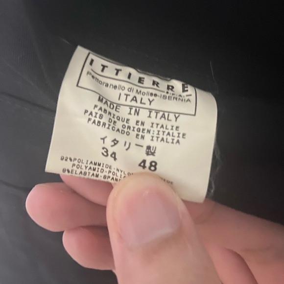 Vintage Versace Jeans Signature Stretchy Black Pants - Picture 5 of 5